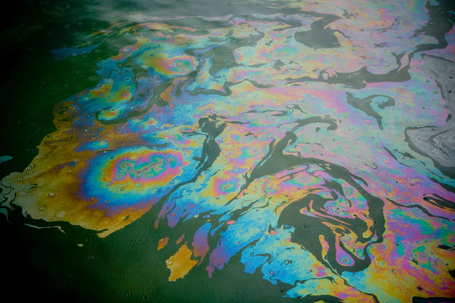 polluted water